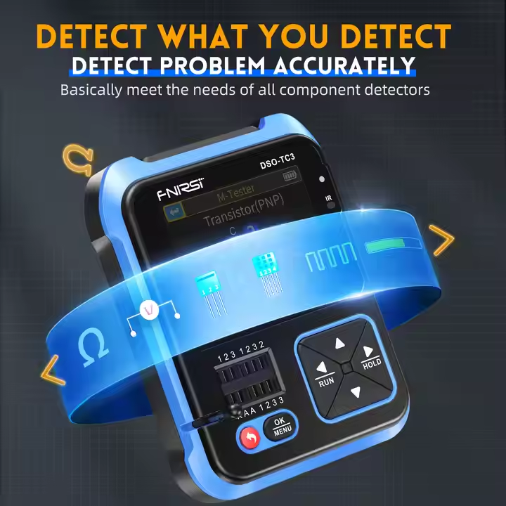 Fnirsi Digital Oscilloscope Handheld - FNIRSI DSO-TC3 Миниатюрный портативный цифровой осциллограф,