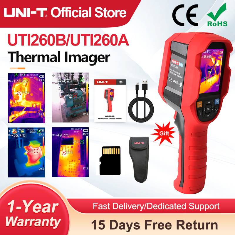 UNI-T UTI260B UTI260A Тепловиз – обзор и цена Thermal Imaging Camera Pcb Repair