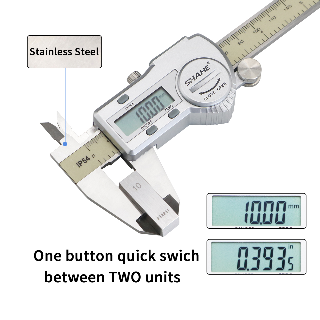 Цифровой штангенциркуль Shahe  – обзор и цена Digital Caliper 150Mm Stainless Steel